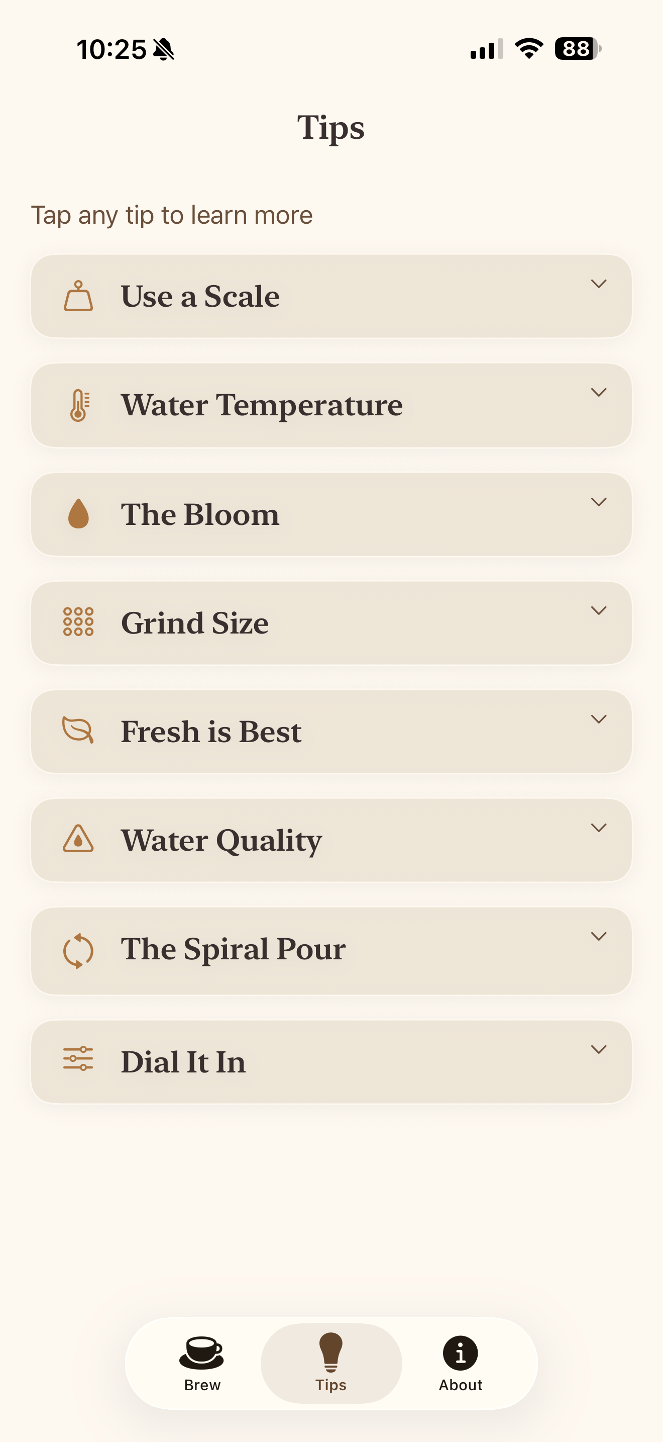 Pro brewing tips list